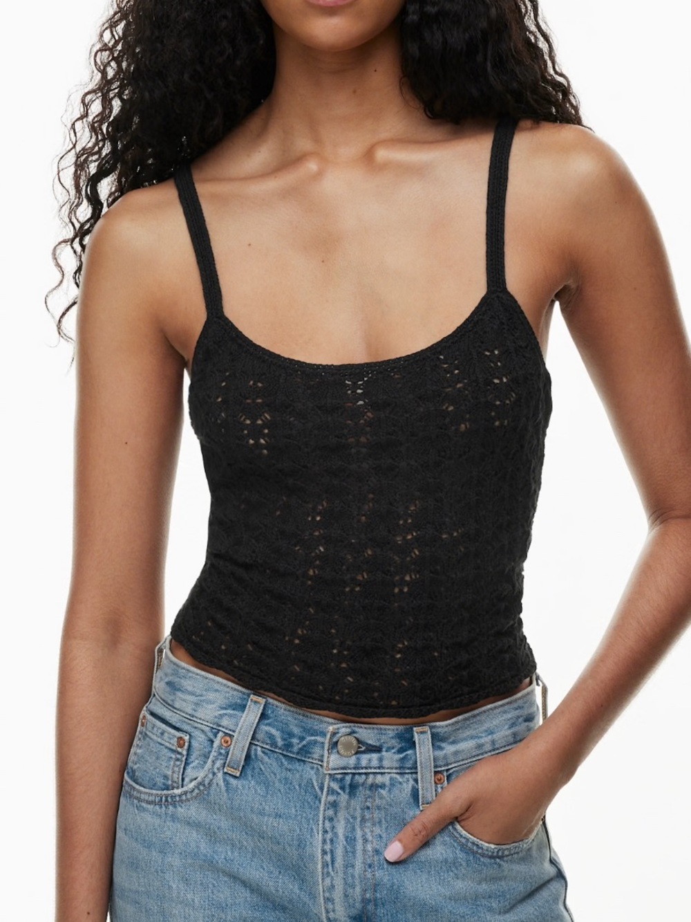 Wilfred Cream Lace Knit Camisole